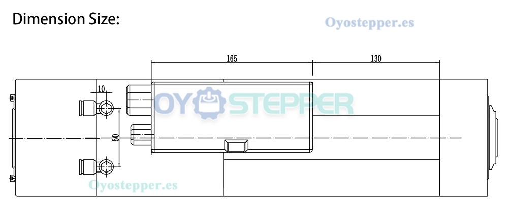 Husillo ATC CNC de 4,5kW ISO30 24000rpm 220V/380V refrigerado por aire